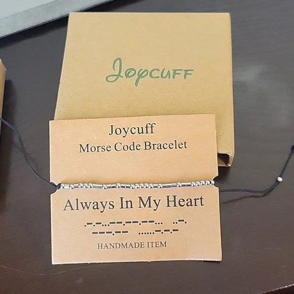 Joycuff Morse Code Bracelet - Picture 2 of 3